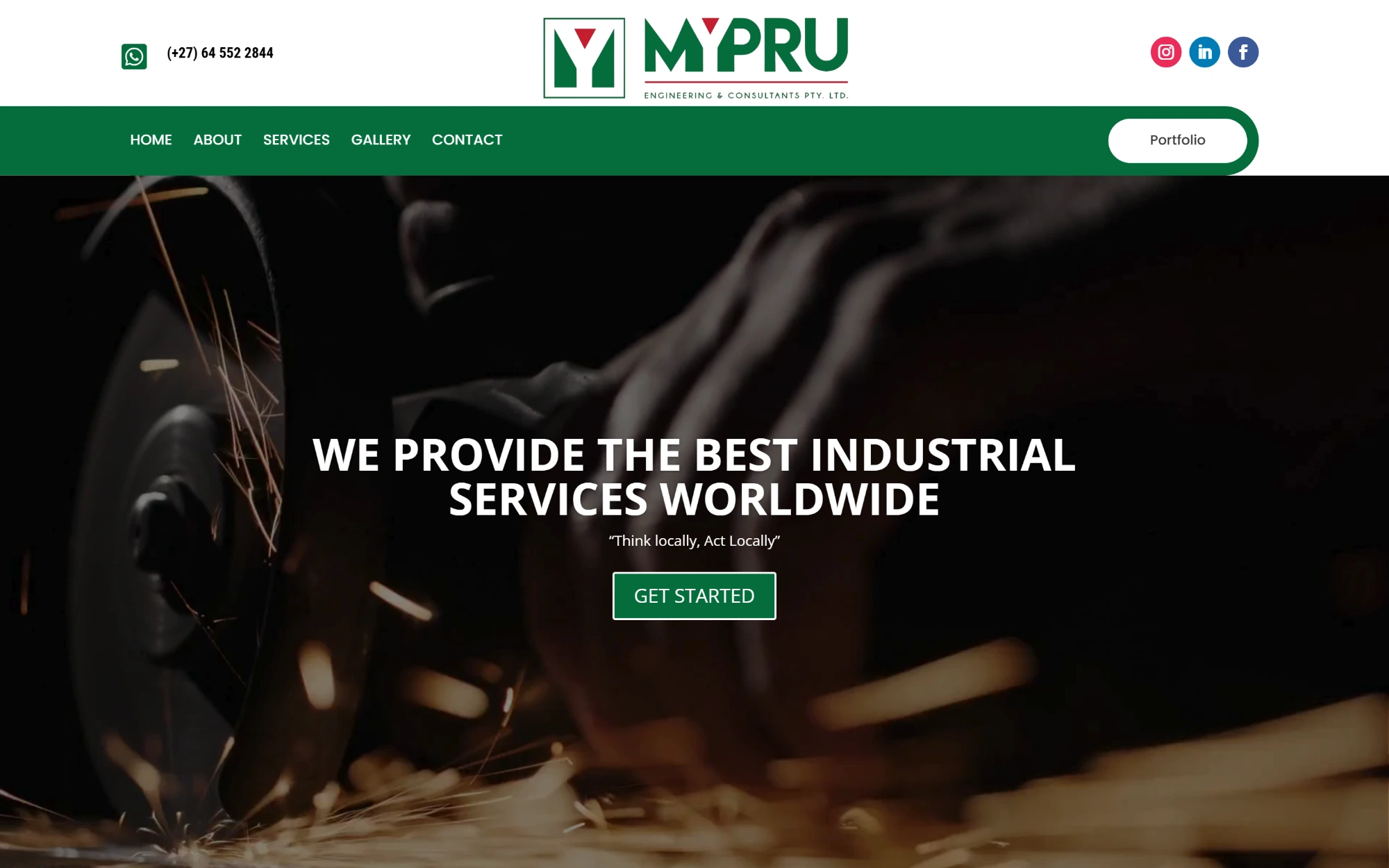 The MyPru Steel website