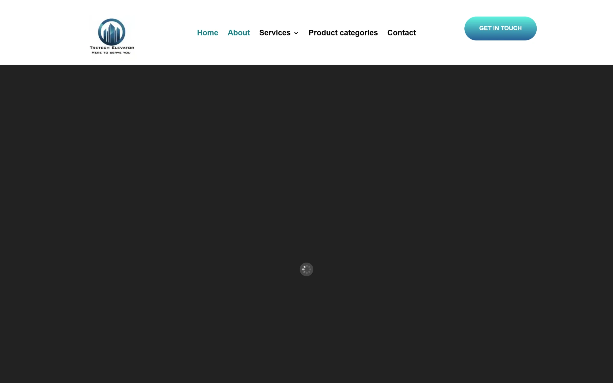 The Tretech Elevators website