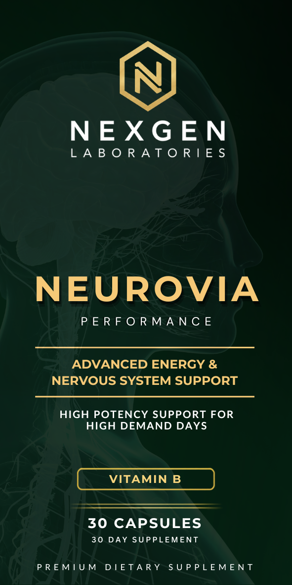 Neurovia Performance carton — Vitamin B Complex, 30 Capsules